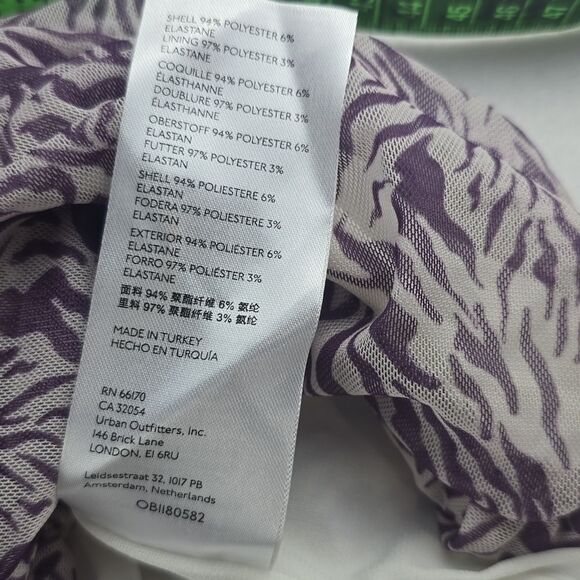 Free People NWT Women's Romi Mesh Mini Skirt In Zebra Combo Size Small - Picture 8 of 11